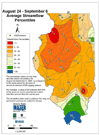 August 24 - September 6 Average Streamflow Percentiles