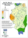 April 26 - May 23 Average Streamflow Percentiles