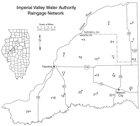 Imperial Valley Raingage Map