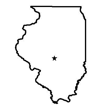 Locator map for Taylorville
