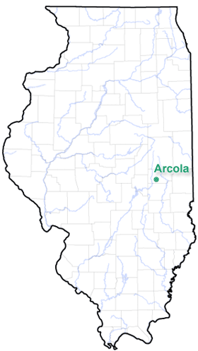 Map of the Station in Arcola