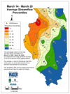 March 14 - March 28 Average Streamflow Percentiles