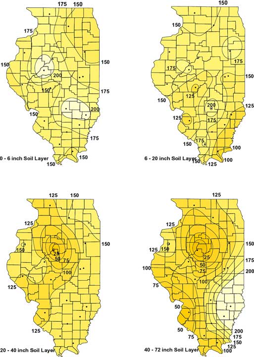 Figure 3. - July 7, 2000 observed percent of normal soil moisture based on 1985-1995 mean
