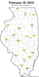 Soil Moisture map for April 15th, 2014