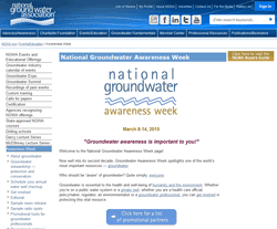 National Groundwater Awareness Week website