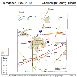 Illinois Tornado Maps