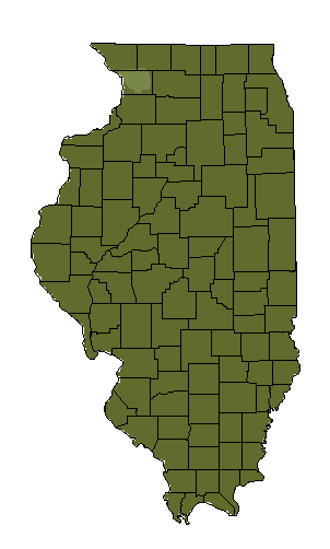 This map shows the growing days suitability of this crop in the state of Illinois.