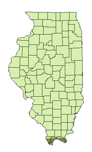 This map shows the growing days suitability of this crop in the state of Illinois.