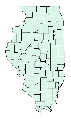 This map shows the overall suitability of this crop in the state of Illinois.