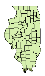 This map shows the growing days suitability of this crop in the state of Illinois.
