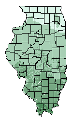 This map shows the overall suitability of this crop in the state of Illinois.