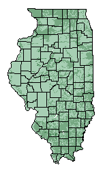 This map shows the overall suitability of this crop in the state of Illinois.