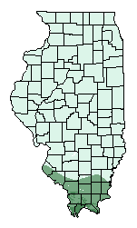 This map shows the overall suitability of this crop in the state of Illinois.