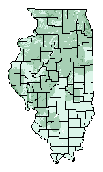 This map shows the overall suitability of this crop in the state of Illinois.