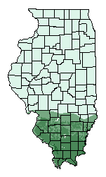 This map shows the overall suitability of this crop in the state of Illinois.