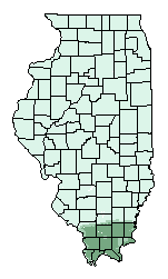 This map shows the overall suitability of this crop in the state of Illinois.