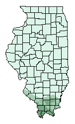 This map shows the overall suitability of this crop in the state of Illinois.