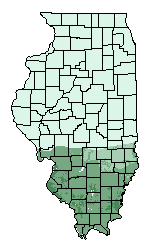 This map shows the overall suitability of this crop in the state of Illinois.