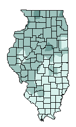 This map shows the precipitation suitability of this crop in the state of Illinois.