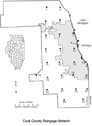 Cook County Raingage Map