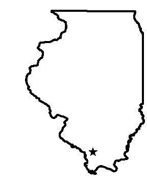 Locator map for Carbondale