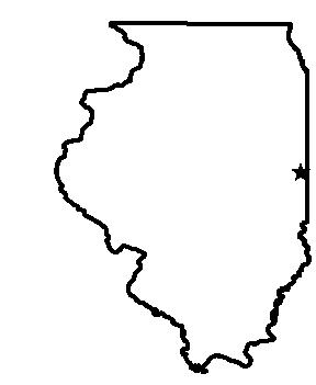 Locator map for Danville (Aqua Illinois)