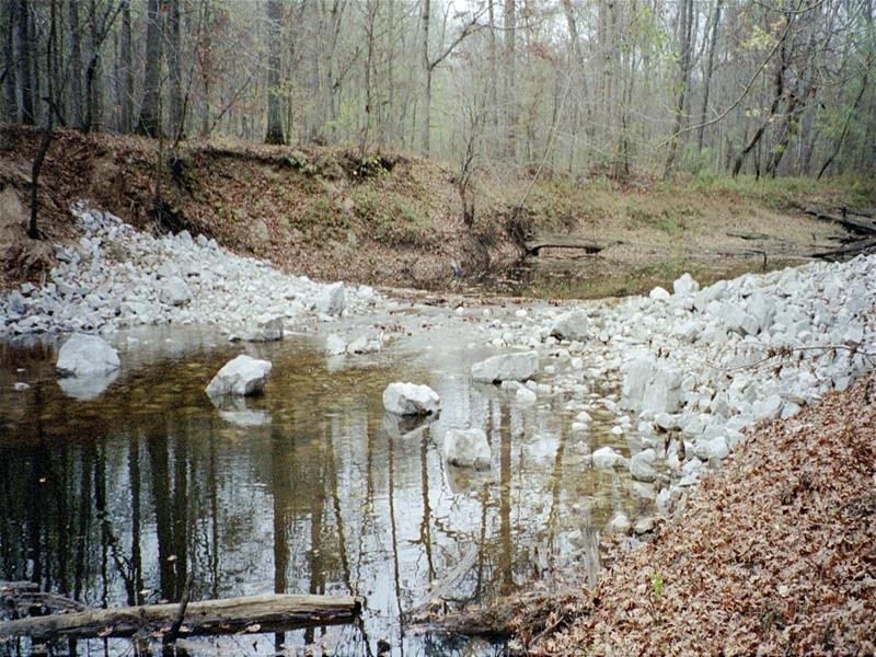 Cache River Number 4 Riffle after 2003 Installation Cache River 4