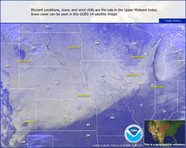 December snowstorm. Source: NOAA