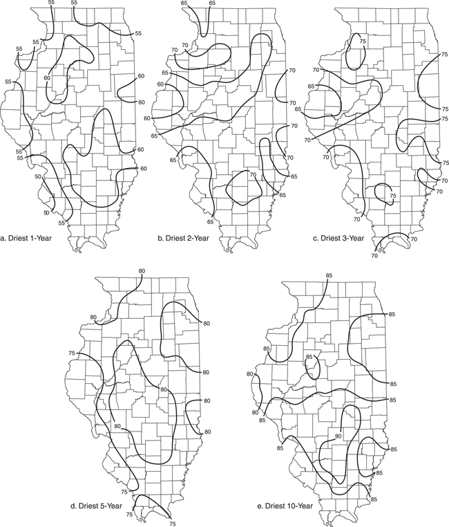 worst case drought map