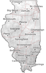 Illinois Climate Network Stations Map Illinois Climate Network Stations Map